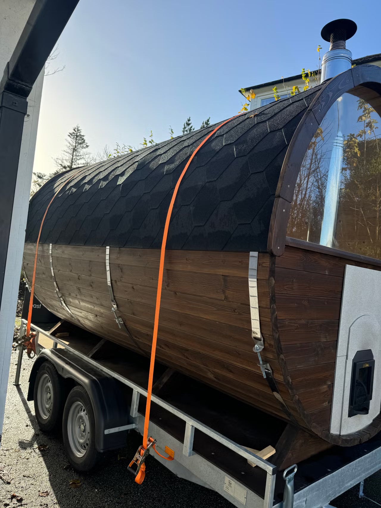 Badstue på henger – 8 personer