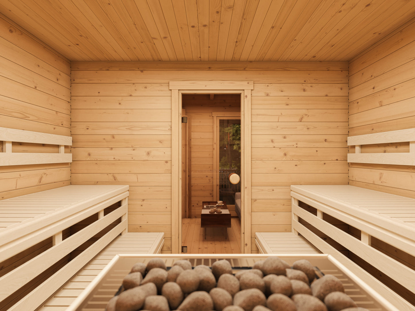 Anneks Aurora - Badstue & hagestue