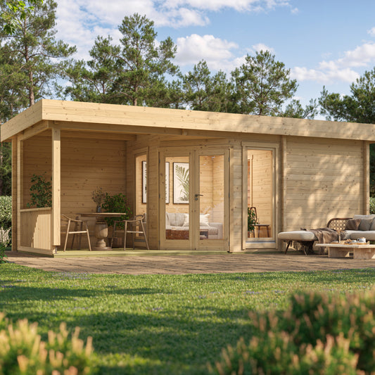 Anneks Aurora - Badstue & hagestue