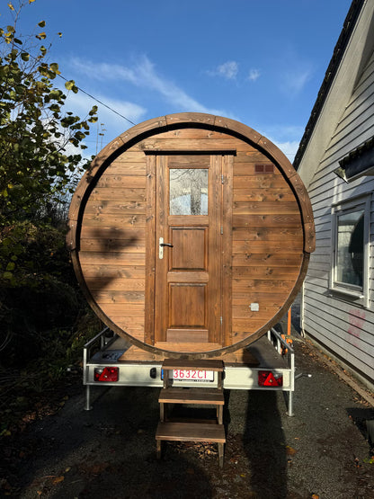 Badstue på henger – 8 personer