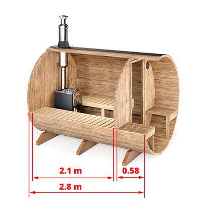 Fjordtønne Nordlys | 4–6 personer
